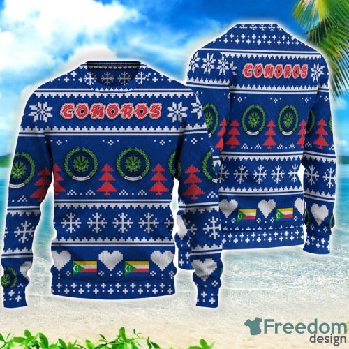 Comoros Merri Christmas Gift 3D All Over Printed 3D Sweater Product Photo 1