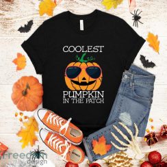 Coolest Pumking in the patch Sweatshirt Hoodie T-Shirt Halloween Gift