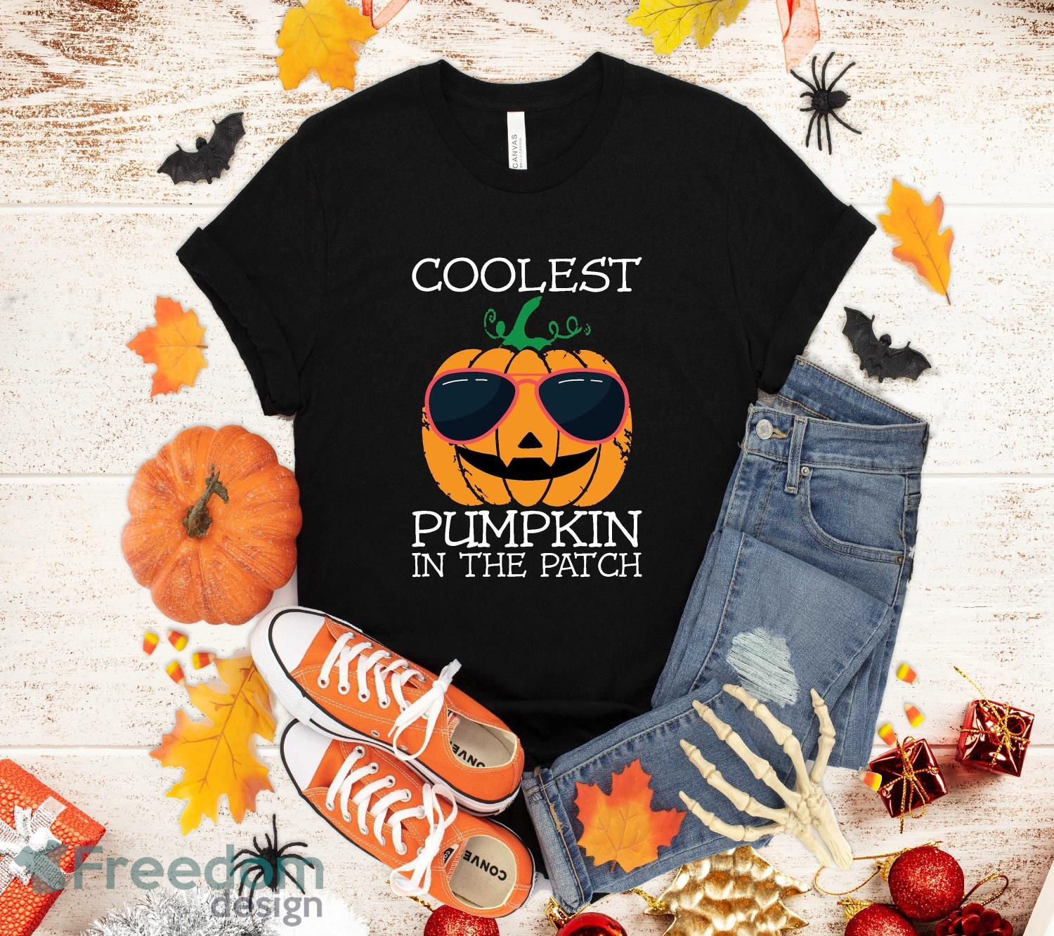 Coolest Pumking in the patch Sweatshirt Hoodie T Shirt Halloween Gift image Coolest Pumking in the patch Sweatshirt Hoodie T-Shirt Halloween Gift Product Photo 1
