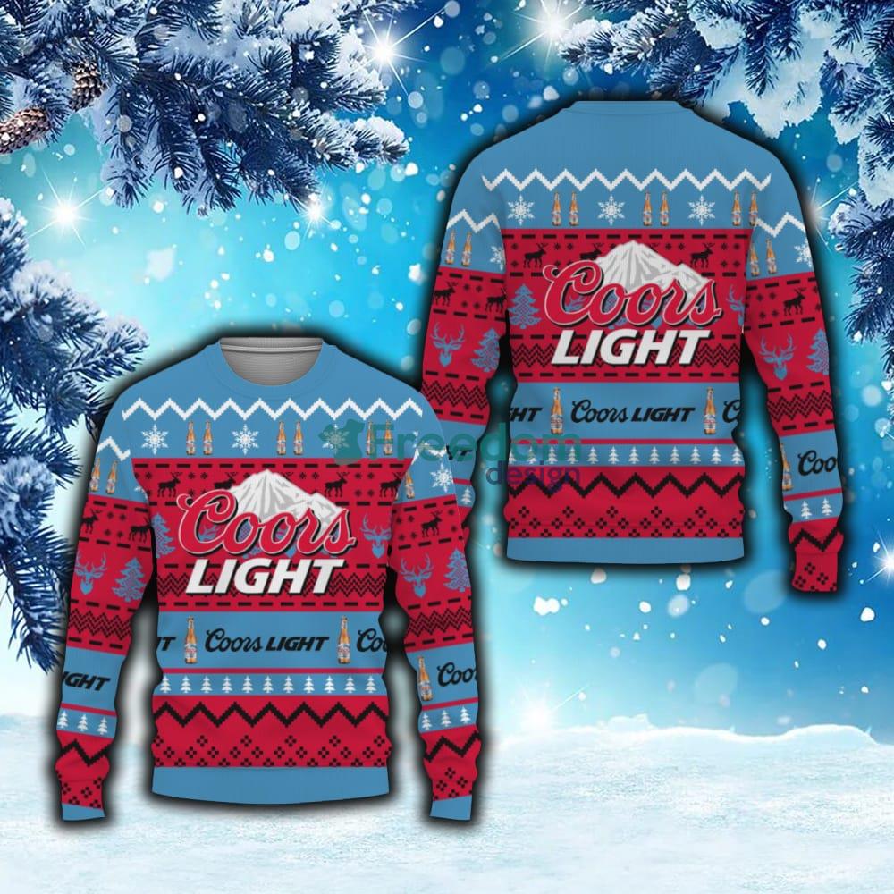 Coors Light Ugly Christmas Sweater Xmas Gift Men And Women Christmas Sweater