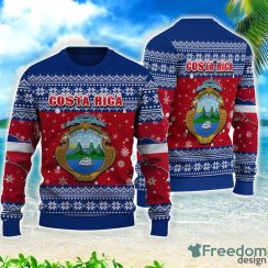 Costa Rica Christmas Gift 3D All Over Printed 3D Sweater