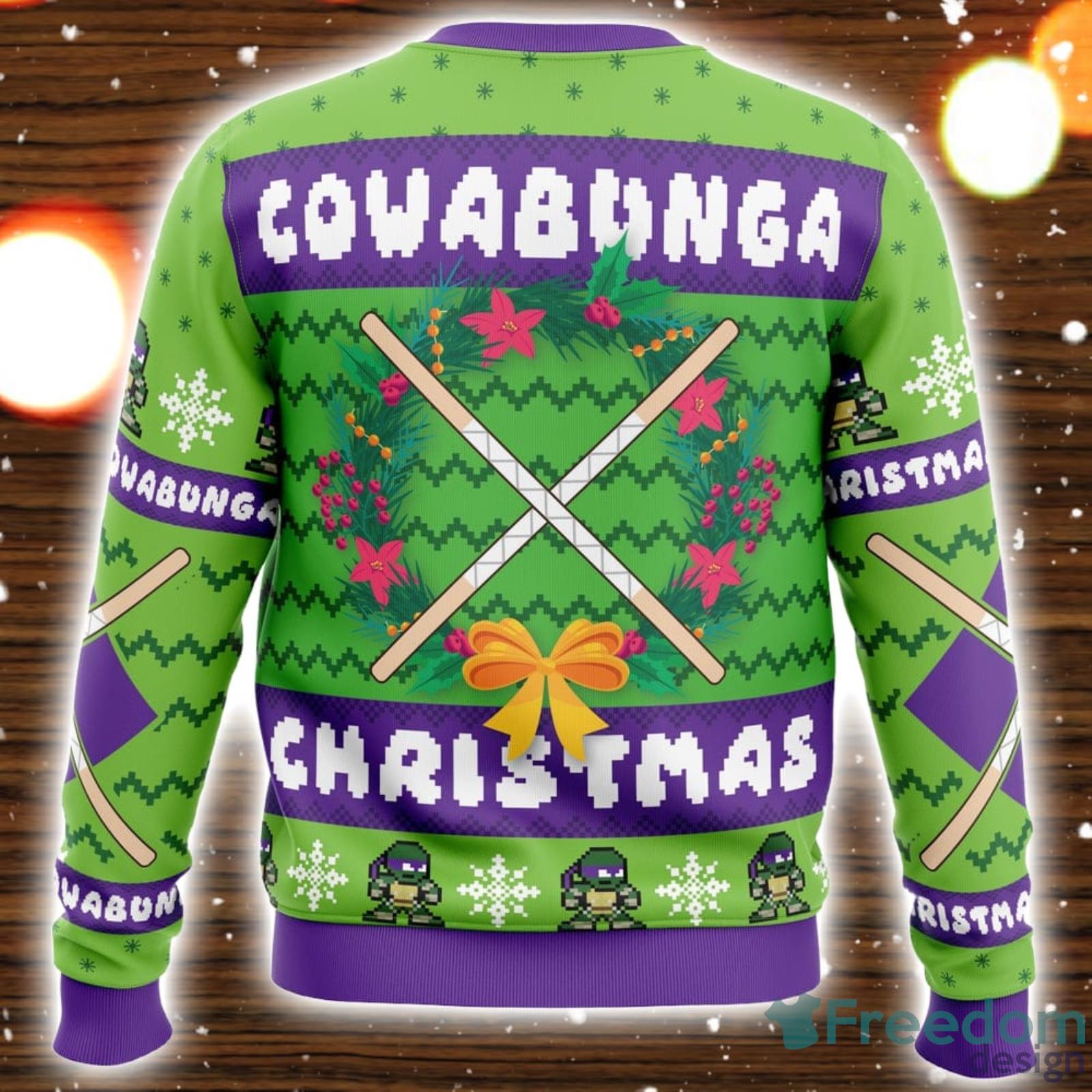 TMNT Teenage Mutant Ninja Turtles Donatello Model Sprue Ugly Christmas  Sweater For Holiday 2023 Xmas Gifts - Mugteeco