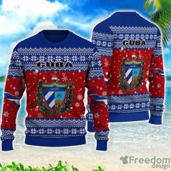 Cuba Christmas All Over Printed 3D Sweater Christmas Gift