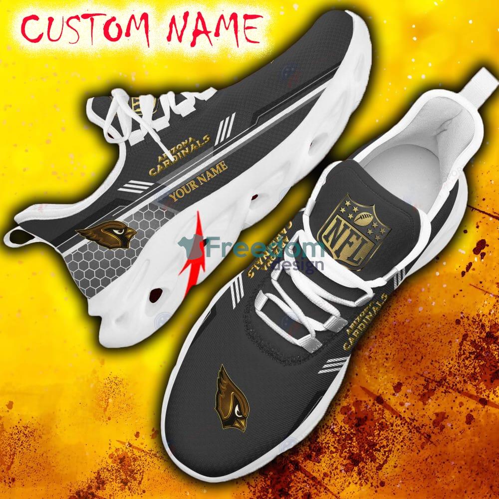 NFL Arizona Cardinals Running Sneakers Custom Name Max Soul Shoes Best Gift  For Sport Fans - YesItCustom