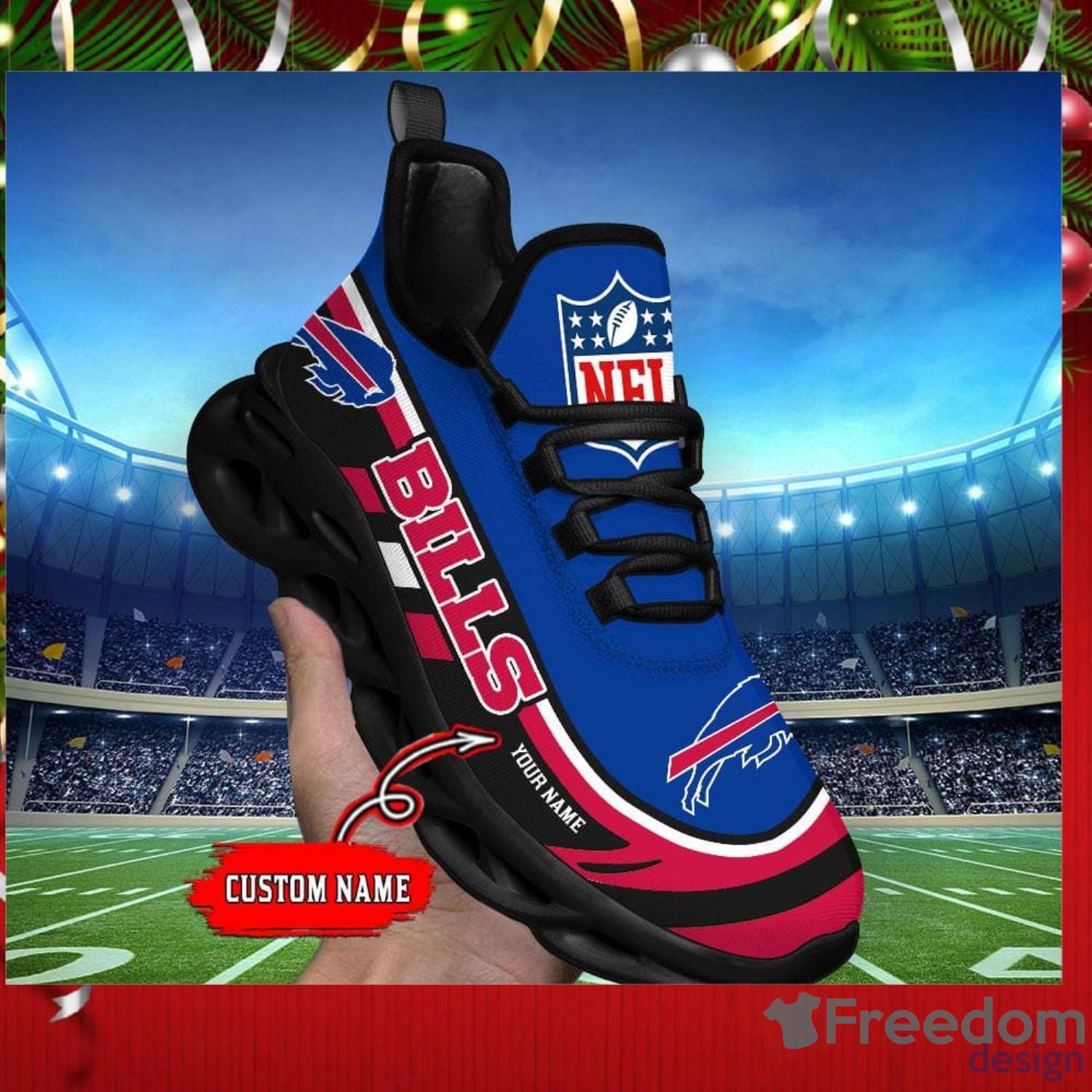 Custom Name For Fans Buffalo Bills Max Soul Shoes Running Sneakers