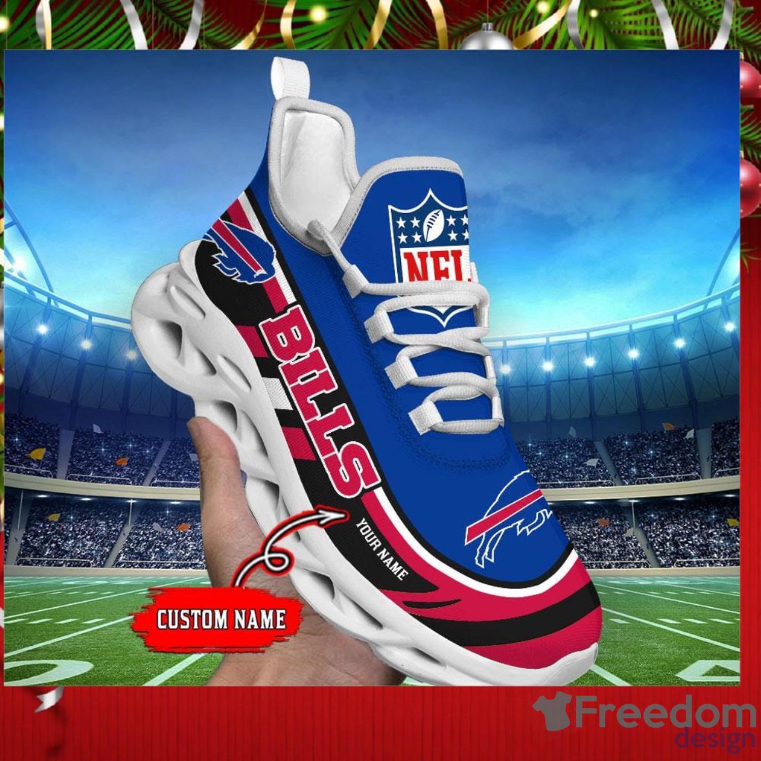 Buffalo Bills NFL Custom Name Unique Max Soul Shoes Gift For Fans Running  Sneaker - Banantees