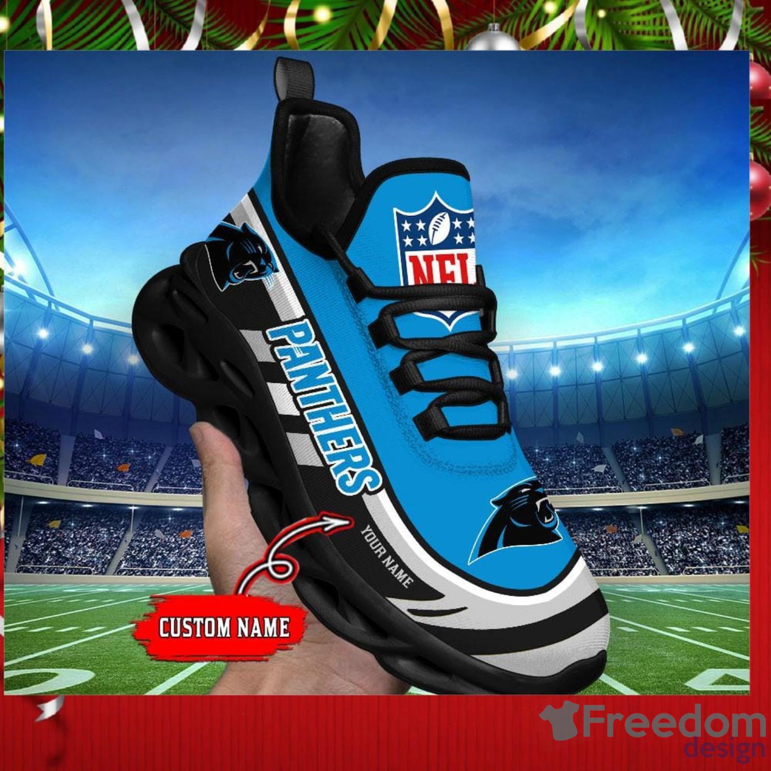 Carolina Panthers Casual Max Soul Shoes Running Shoes Custom Name