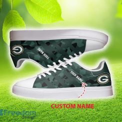 Custom Name Green Bay Packers Low Top Skater Shoes For Men And Women Gift Unisex Sneakers - Custom Name Green Bay Packers Low Top Skater Sneakers_2