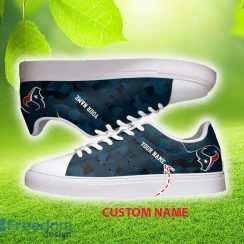 Custom Name Houston Texans Low Top Skater Shoes For Men And Women Gift Unisex Sneakers - Custom Name Houston Texans Low Top Skater Sneakers_2