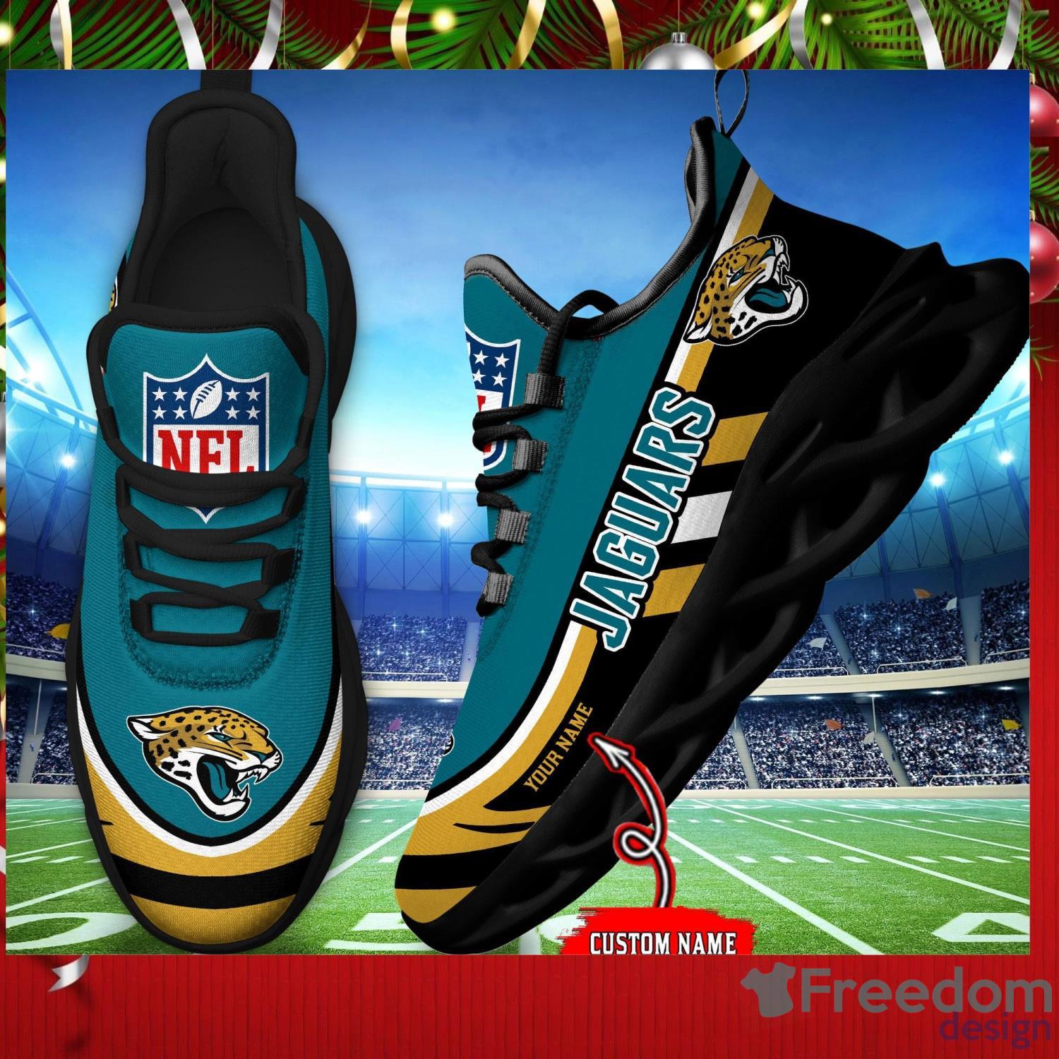 Jacksonville Jaguars Custom Name Air Cushion Sports Shoes