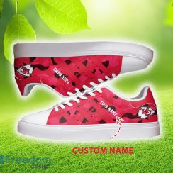 Custom Name Kansas City Chiefs Low Top Skater Shoes For Men And Women Gift Unisex Sneakers - Custom Name Kansas City Chiefs Low Top Skater Sneakers_2