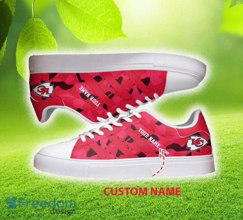 Custom Name Kansas City Chiefs Low Top Skater Shoes For Men And Women Gift Unisex Sneakers - Custom Name Kansas City Chiefs Low Top Skater Sneakers_2