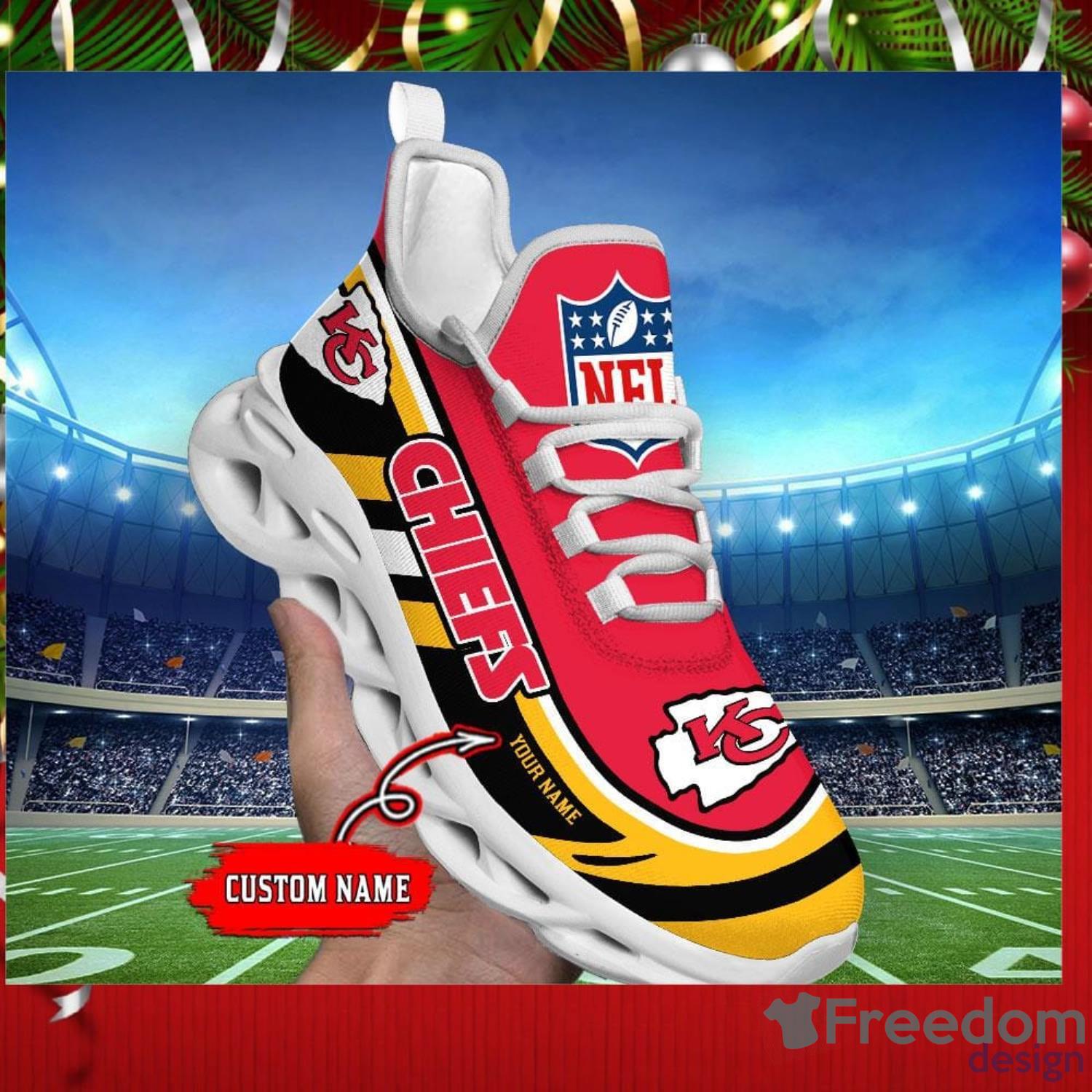 Kansas City Chiefs NFL Collection Max Soul Shoes Personalized Name Chunky  Sneakers For Men Women - Freedomdesign