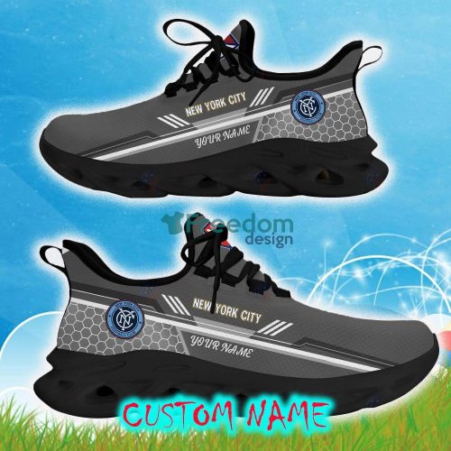 Custom Name New York City Grey Color Best Running Shoes For Fans Gift Men And Women Clunky Sneakers - New York City Chunky Shoes Personalized Photo 3