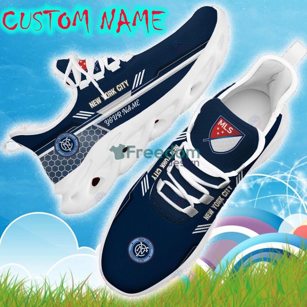 Custom Name New York City Navy Color Best Running Shoes For Fans Gift Men And Women Clunky Sneakers - New York City Chunky Shoes Personalized Photo 12