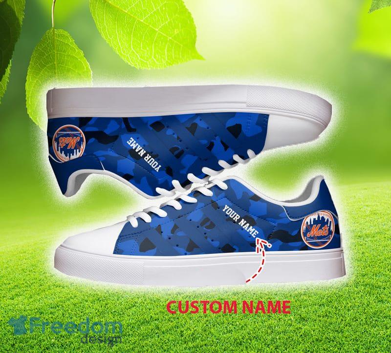 Mlb New York Mets Air Jordan 4 Sneakers Shoes For Men And Women