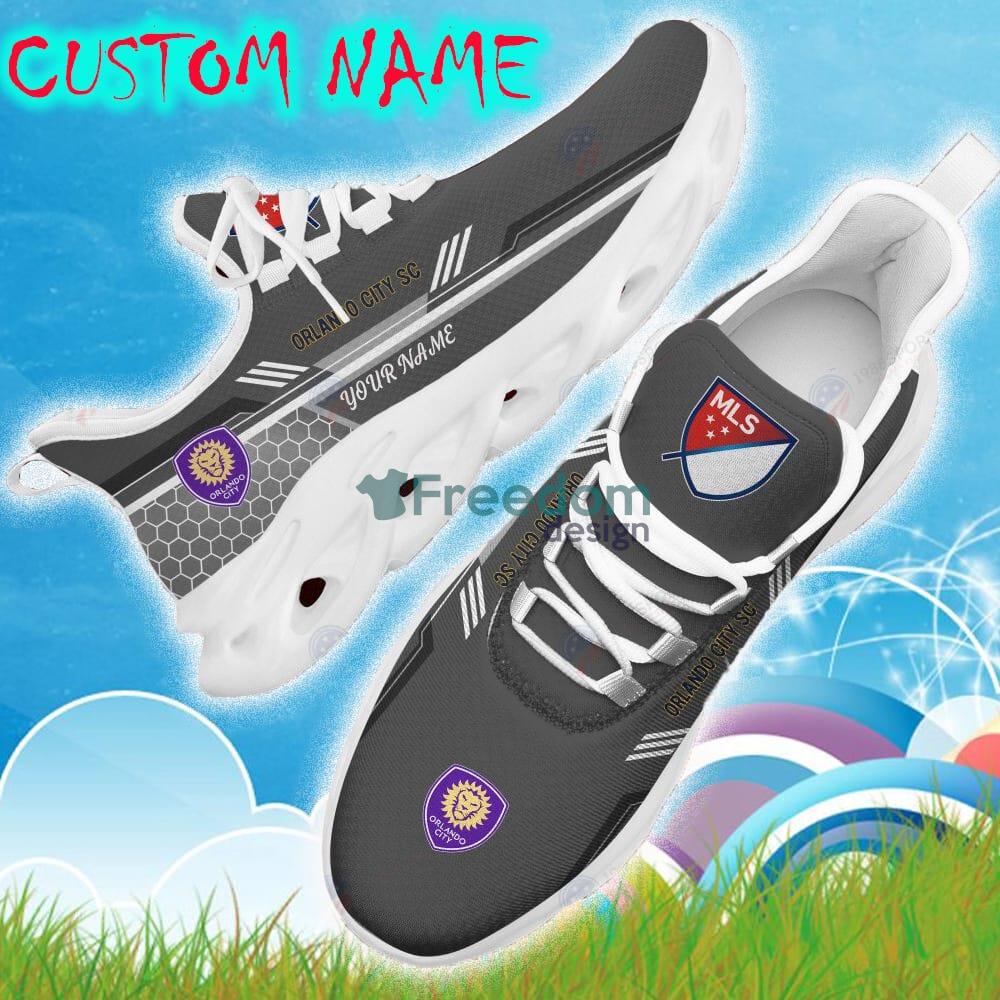 Custom Name Orlando City SC Grey Color Best Running Shoes For Fans Gift Men And Women Clunky Sneakers - Orlando City SC Chunky Shoes Personalized Photo 13