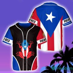 Custom Name Puerto Rico Baseball Jersey Shirt Sport Gift For Men And Women