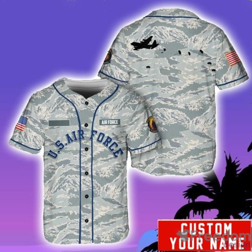 Custom Name US Air Force 71st Rescue Squadron Baseball Jersey Shirt Sport Gift For Men And Women - Custom Name US Air Force 71st Rescue Squadron Baseball Jersey DLTT0106PD02