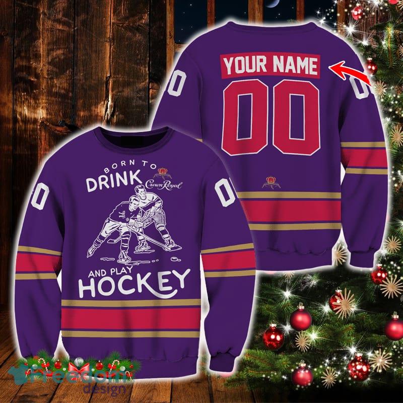 Personalized Crown Royal Purple Hockey Jersey