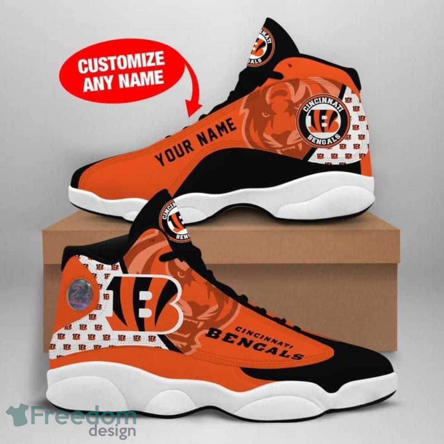 NFL Cincinnati Bengals Air Jordan 13 Shoes Sneaker - Owl Fashion Shop