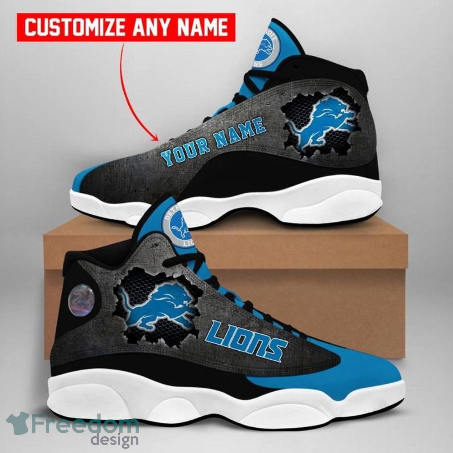 Detroit Lions King Air Jordan 13 - Freedomdesign