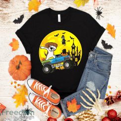 Dabbing Chow Chow Dog Witch Monster Truck Funny Halloween T-Shirt Halloween Gift Sweatshirt Hoodie