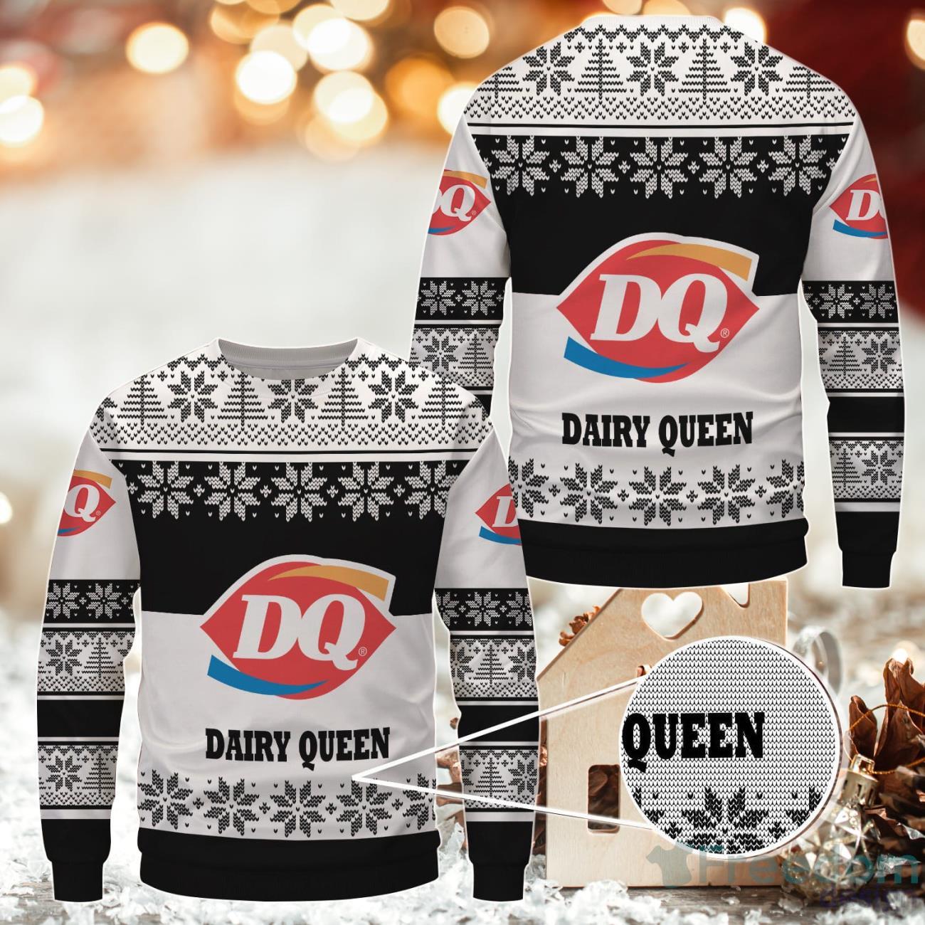 Personalized dairy queen Christmas Sweatshirt Brands Hot AOP Gift