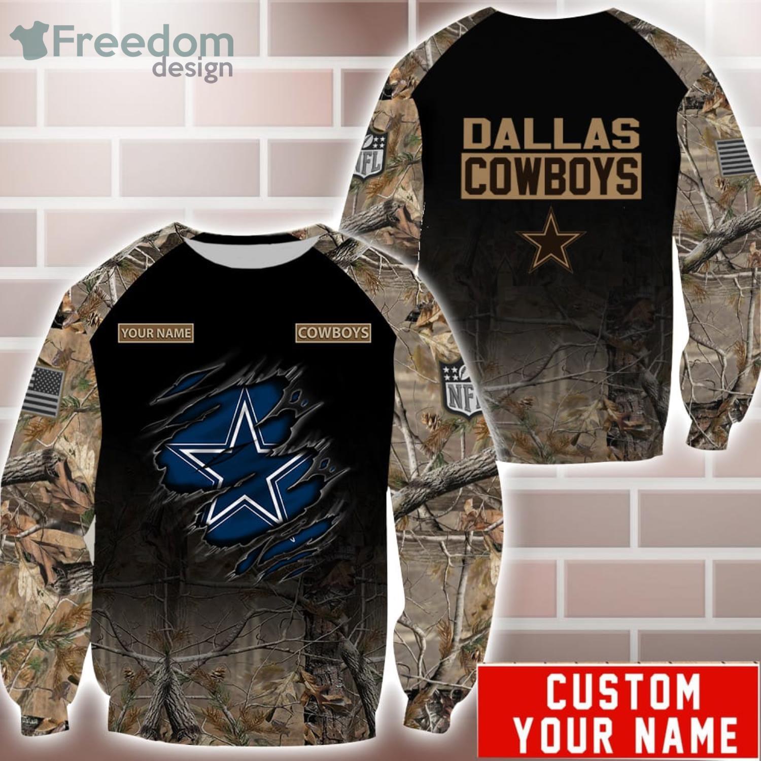 Dallas Cowboys All Over 3d printed shirts