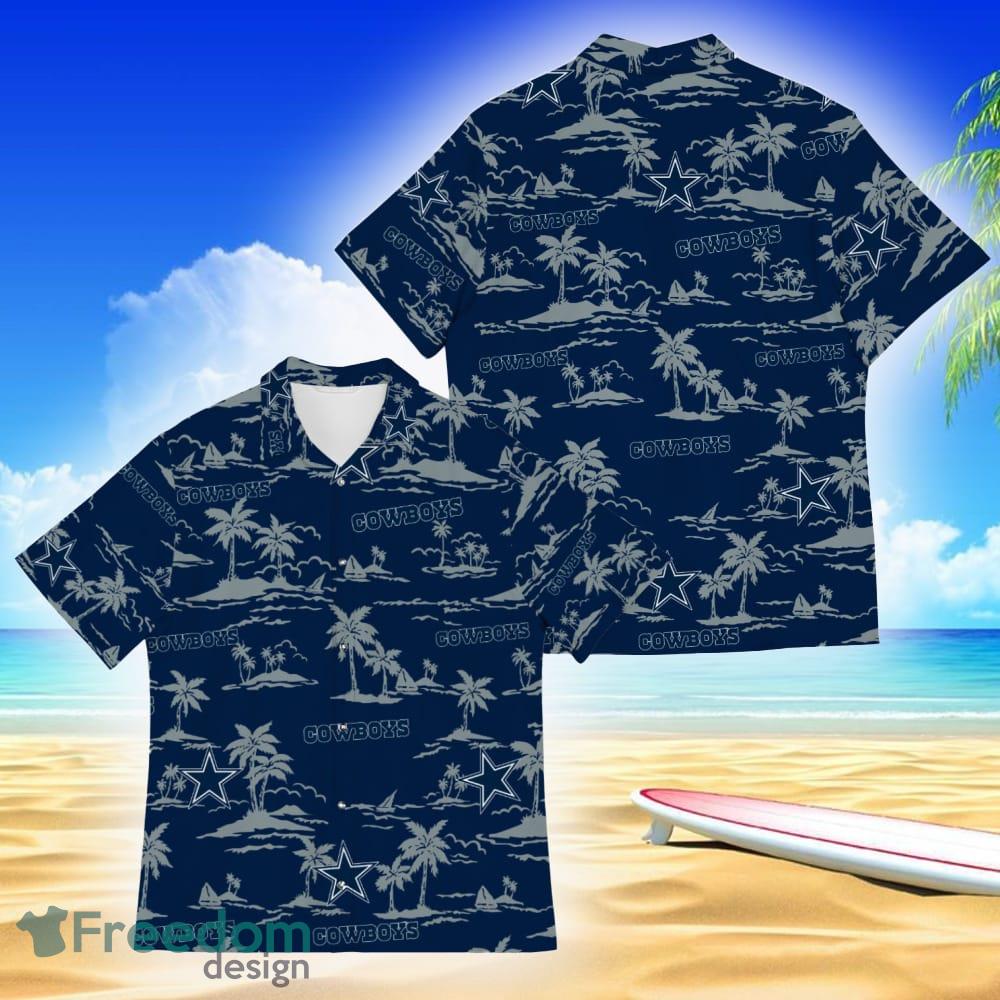 Dallas cowboys team all over printed Hawaiian Shirt White Men Women Beach  Wear Short Sleeve Hawaii