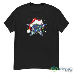 Dallas Cowboys Santa Hat Christmas Light Shirt Christmas Gift