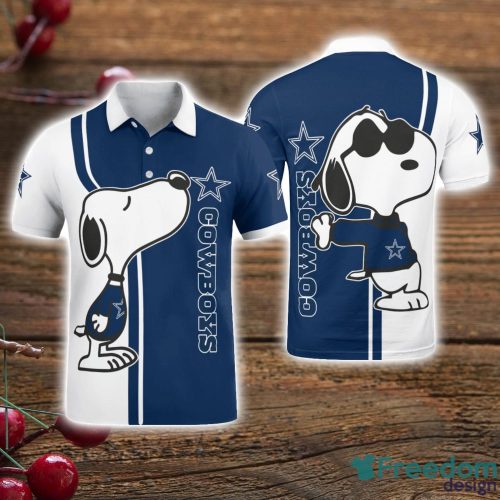 Dallas Cowboys Snoopy Polo Shirt 3D Sport Gift For Fans Product Photo 1