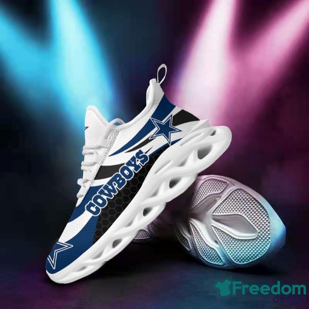 NFL Dallas Cowboys Shoes For Men Women Sports Team White Sneakers