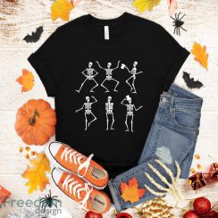 Dancing Skeletons Dance Challenge Boys Girl Kids Halloween T-Shirt Halloween Gift Sweatshirt Hoodie