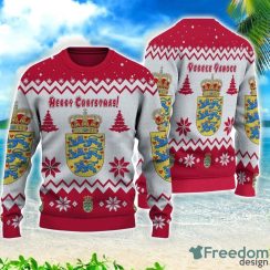 Denmark Gift 3D All Over Printed 3D Sweater Christmas