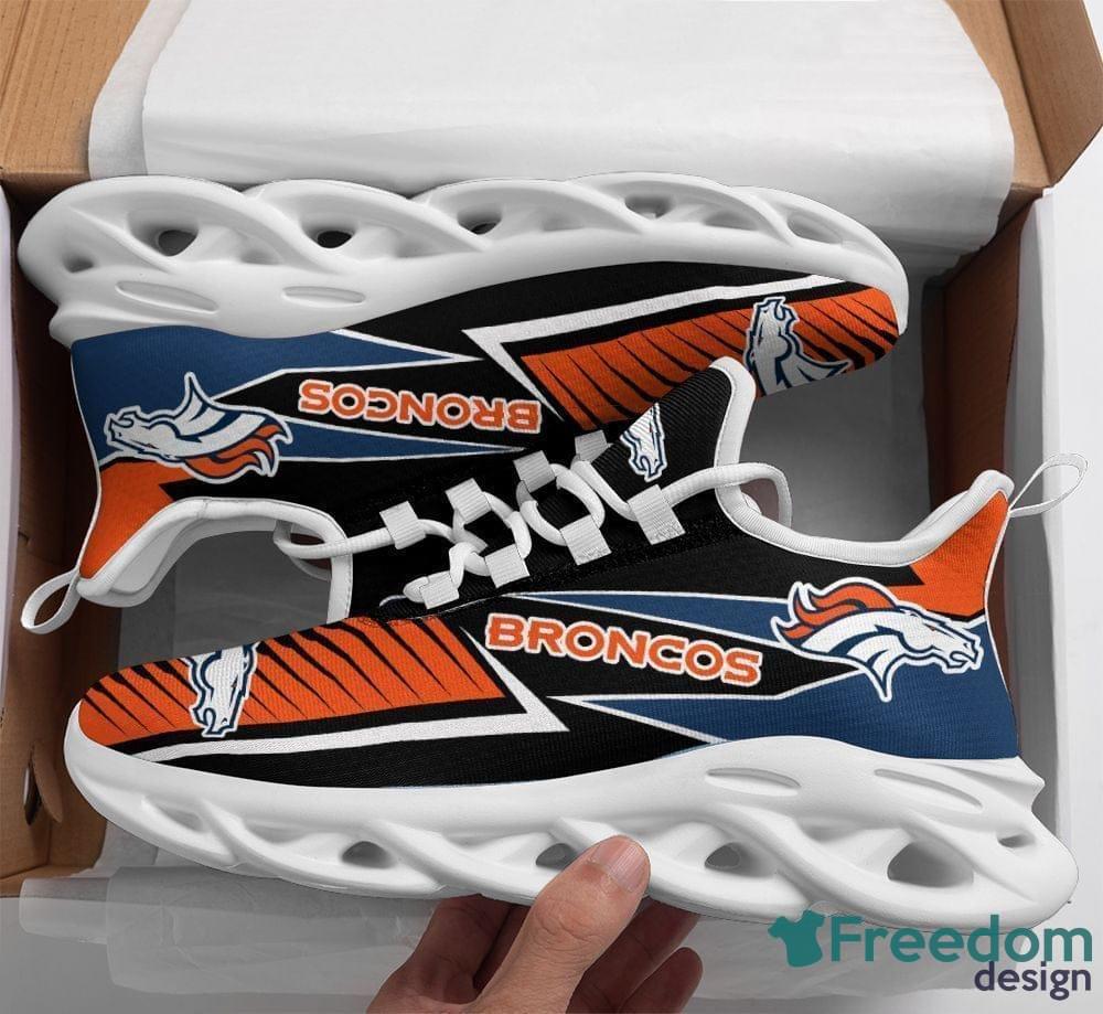 Denver Broncos Sport Sneakers NFL Max Soul Shoes - Freedomdesign