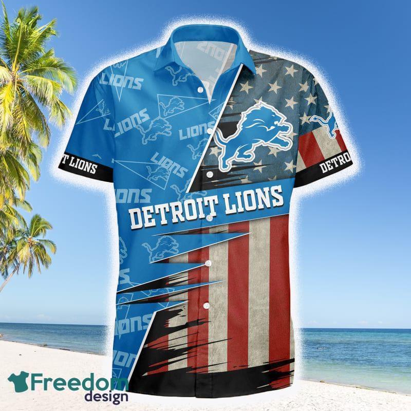 Detroit Tigers Tropical Flower Pattern 3D All Over Print Hawaiian Shirt  Gift For Tigers Fans - Freedomdesign