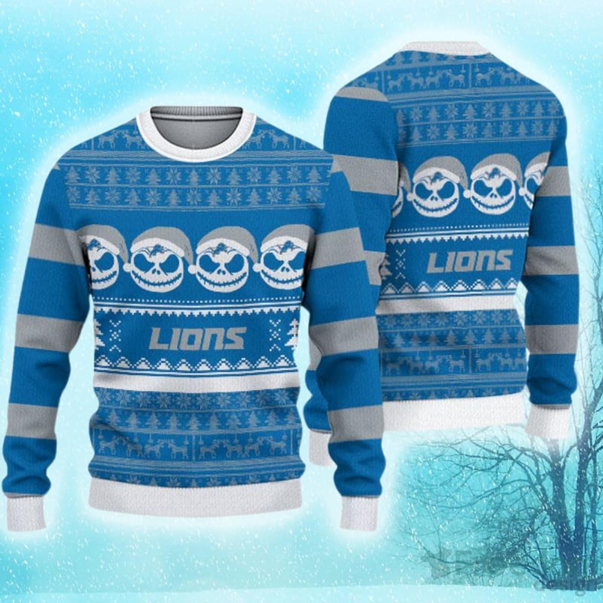NHL Jack Skellington Colorado Avalanche Ugly Christmas Sweater