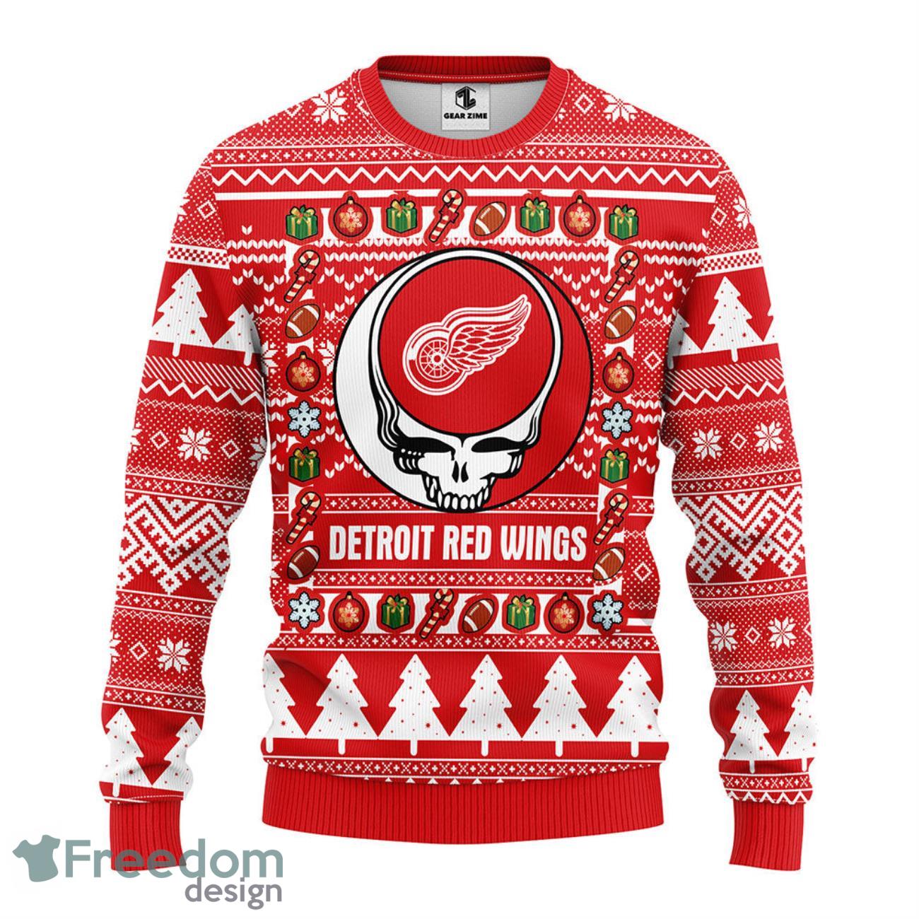 NHL Detroit Red Wings Grinch And Scooby-Doo Funny Christmas Gift Ugly  Christmas Sweater - Freedomdesign