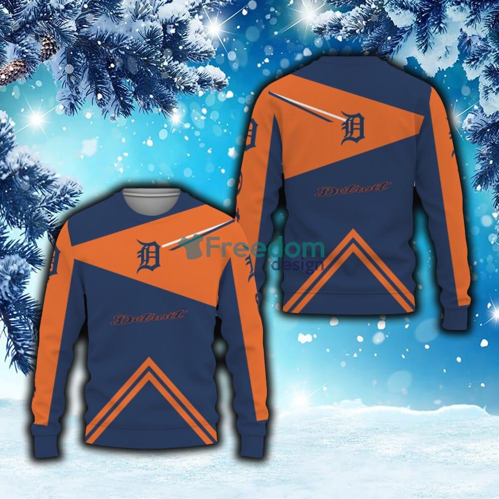 Detroit Tigers Shop Champion Teamwear 2023 Ugly Christmas Sweater