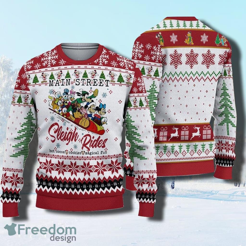 Custom Name Dallas Cowboys Disney Donald Duck Mickey Mouse Goofy Ugly  Christmas Sweater - Freedomdesign