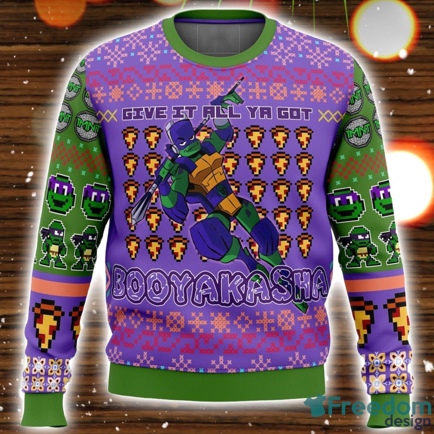 Donatello Rise of The Teenage Mutant Ninja Turtles Ugly Christmas Sweater