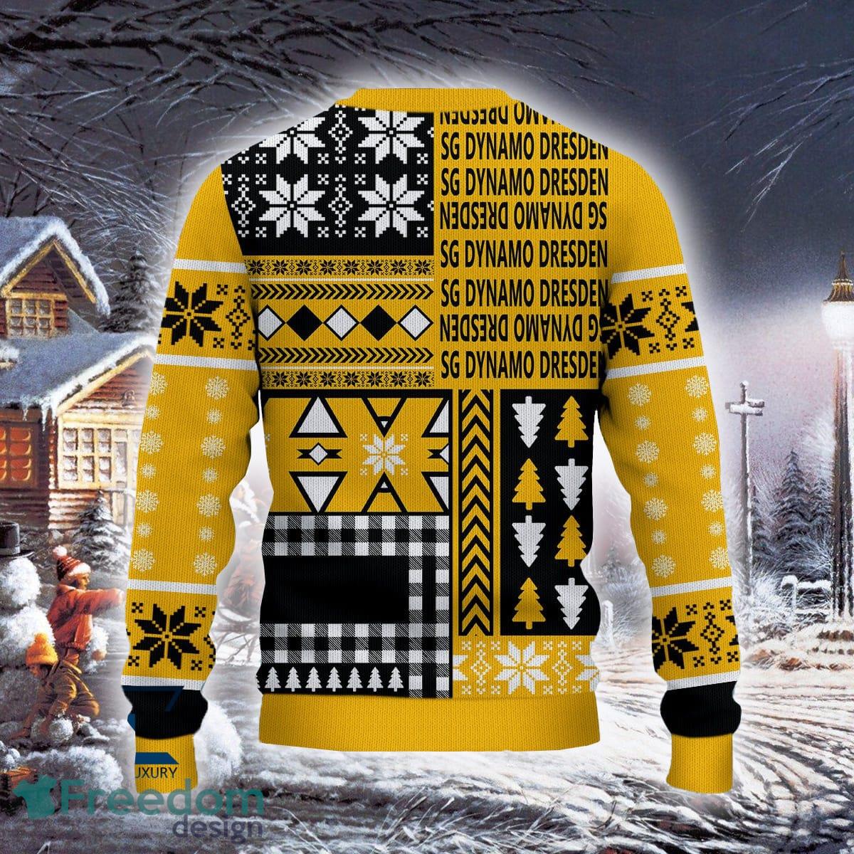 For Fans NHL Boston Bruins Christmas Tree And Gift Ugly Christmas Sweater -  Freedomdesign