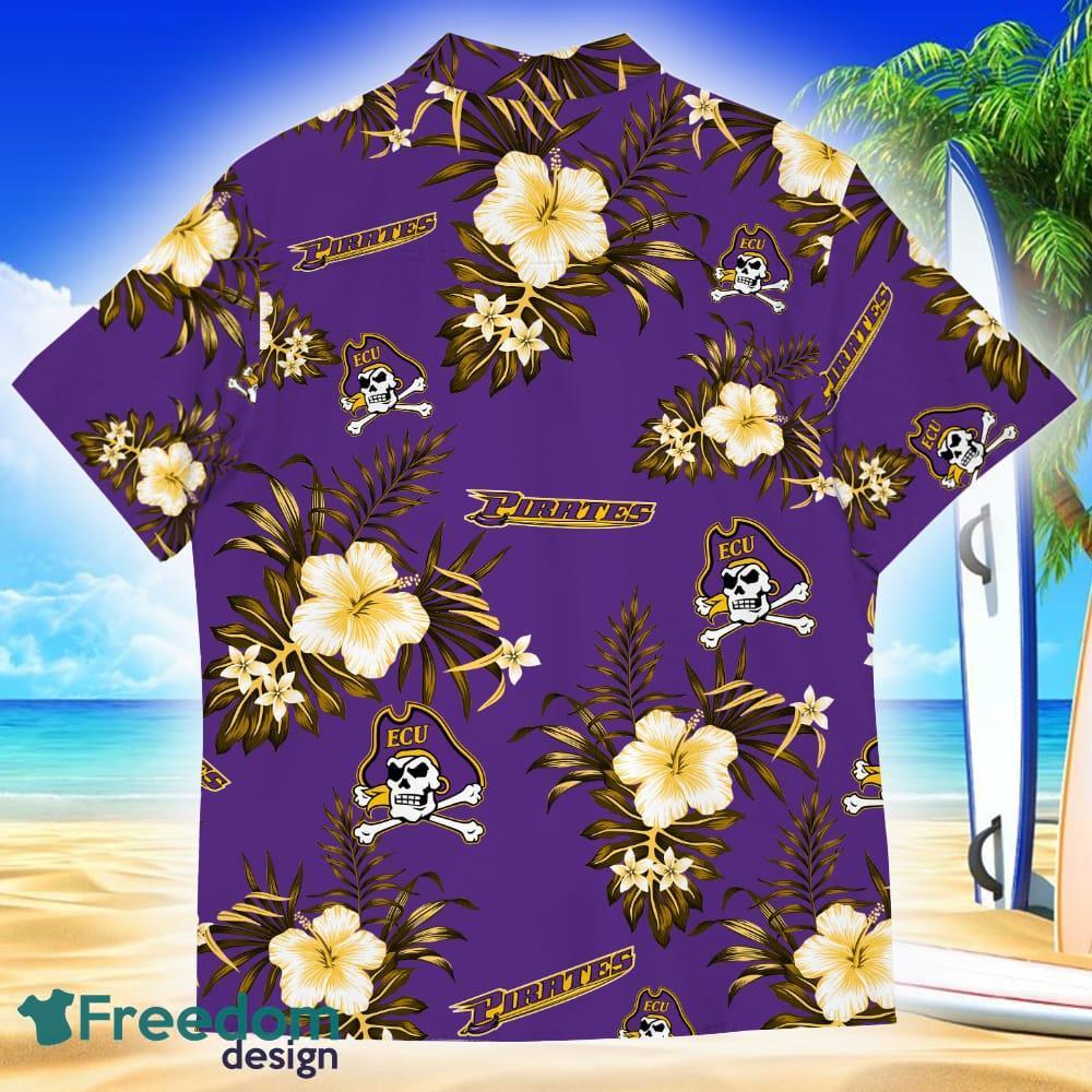 Purple Hibiscus Hawaiian Shirt And Short Set Gift Men Women - Freedomdesign