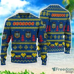 Ecuador Christmas Gift 3D All Over Printed 3D Sweater