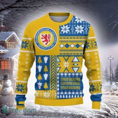 Eintracht Braunschweig Pocket Bundesliga Logo Team Design Ugly Christmas Sweater For Fans Gift - Eintracht Braunschweig Lei Bundesliga Ugly Christmas Sweater For Fans Gift