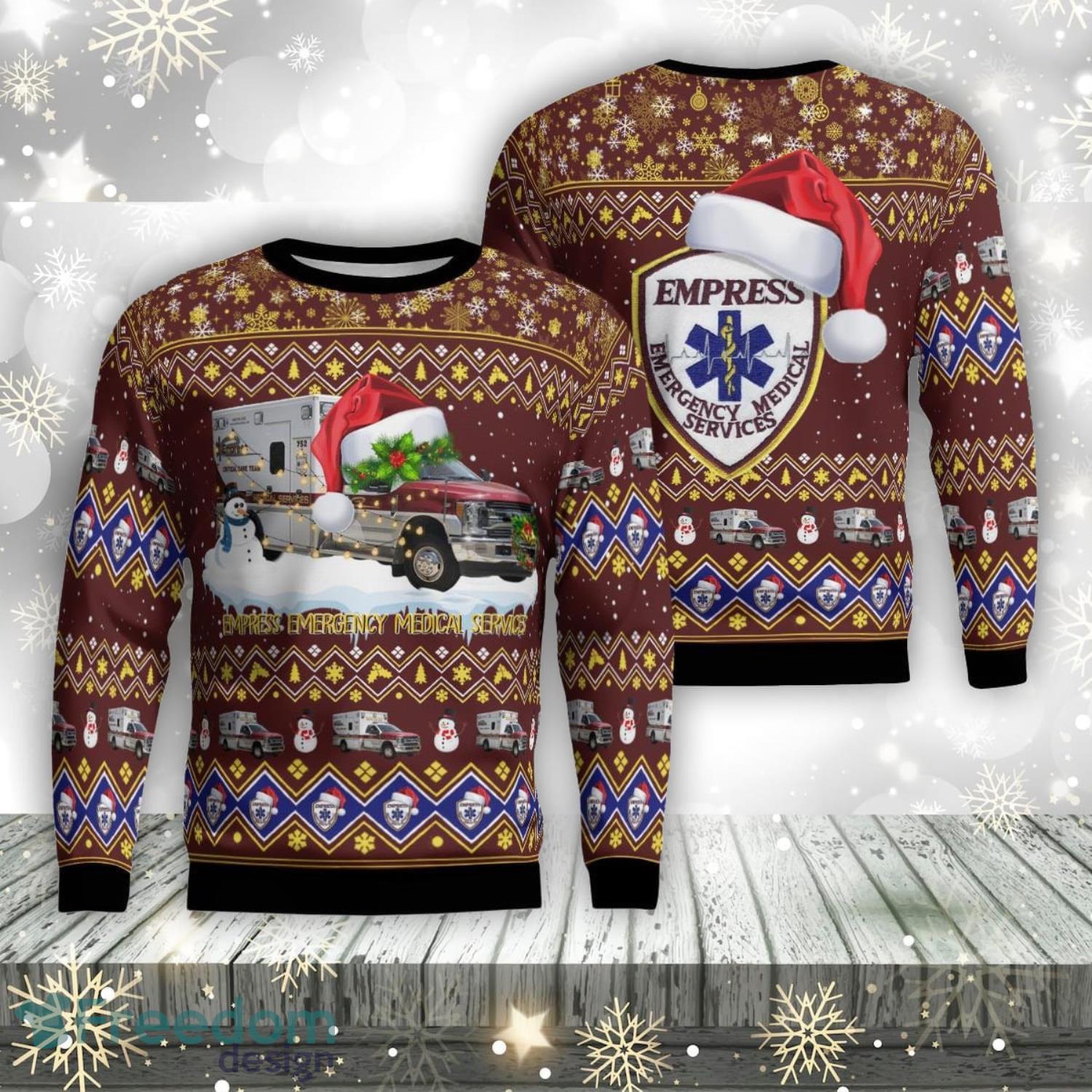 Kentucky Louisville Metro Ems Christmas Aop Ugly Sweater 3D Gift