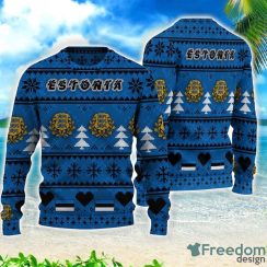 Estonia Christmas Gift 3D All Over Printed 3D Sweater