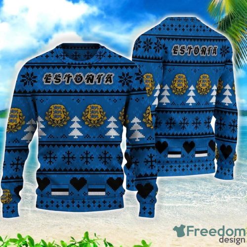 Estonia Christmas Gift 3D All Over Printed 3D Sweater Product Photo 1