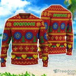 Ethiopia Merri Christmas All Over Printed 3D Sweater Christmas Gift